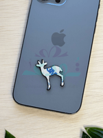 ملصق معدن غزال