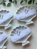 توزيعات صحن اكسسوار صدف