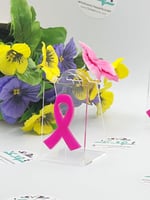 درزن استاند شنطه ميني بشعار سرطان الثدي