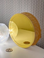 صينية تقديم اكريلك مرايا دائرية