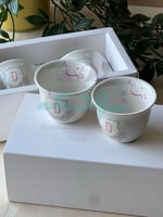 فنجان قهوة بطباعة