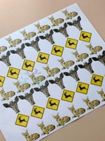 استكر DTF اسطح غزال