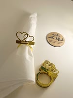 درزن حلقة اكريلك مناديل طاوله