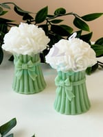 شموع جوري أبيض