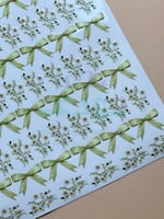 استكر DTF اسطح ورد فيونكة زيتي