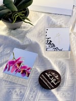 6 بوكسات اكريلك شفافه بغطاء مرايا