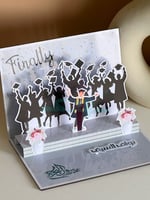 كرت تهنئة متخرج 3D