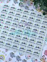 استكر DTF اسطح شعار يوم المعلم ملون