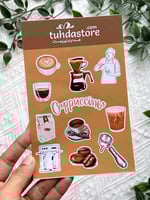 12 شيت استكر كابتشينو