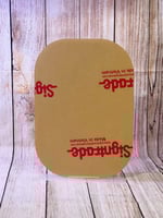 لوح اكريلك ثلجي زوايا مقوسه A3 مع قاعده