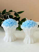 شموع جوري أزرق