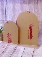 لوحين اكريلك مقوس بقاعدة مزدوجة A3-A4