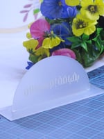 درزن اكريلك قبه مقوس ثلجي