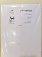 درزن كرتون مطفي 300 جرام A4