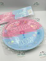 صحون ورقية تحديد الجنس