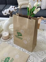 3 أكياس هدايا كرافت بشعار نحلم ونحقق