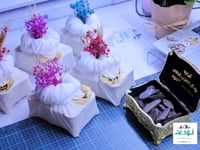 قماش أبيض سترتش لتغليف التوزيعات والهدايا ( متر *...