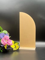 لوح اكريلك رفيع نصف مقوس ( 8 *18 سم )