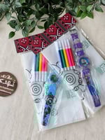 6 شنط بالتلوين مع ساعة