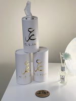 منديل اسطواني مع الكتابه