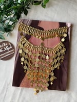 برقع تراثي ذهبي