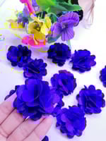 درزن ورد ساتان كحلي