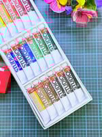 طقم ألوان اكريلك 18 لون