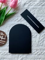 اكريلك مقوس مع قاعده مقاس ( 10* 13 سم )