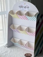 استاند حلويات كرتوني