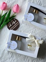 توزيعات فواحة مع شمعة