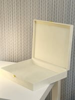 بوكس مخمل بيج فارغ