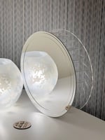 صينية تقديم اكريلك مرايا دائرية