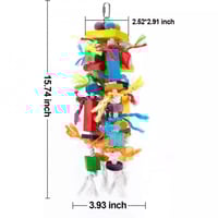 لعب للطيور لعبة المكعبات والحبال