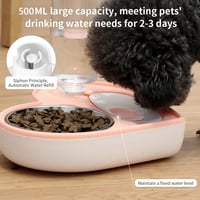 صحن طعام علي هيئة قلب مع مشربية ماء