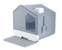 لتر بوكس على شكل بيت للقطط