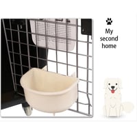 قفص تنقل ضخم للكلاب بكفرات