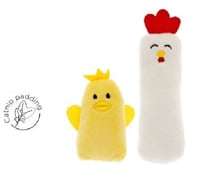 دمية الدجاجة والصوص بالكاتنيب فيرابيلا الايطالية