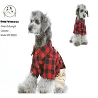 ملابس للقطط والكلاب الصغيره قميص كاروه