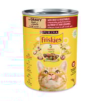 بورينا فريسكس معلبات قطع اللحم البقري والخضروات في...