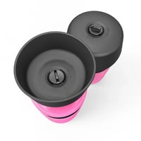 زجاجة ماء للكلاب والقطط قابلة للطي خفيف الوزن ومري...