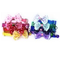 فيونكة منقطة مع جرس