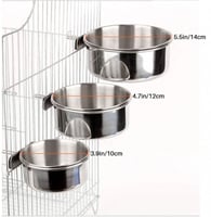 صحن اكل للطيور (ستانلس ستيل-stainless steel )