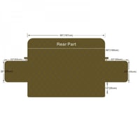 مفرش حمايه للكنب بنى اللون