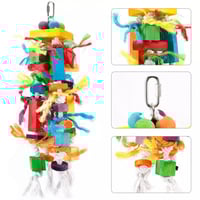 لعب للطيور لعبة المكعبات والحبال