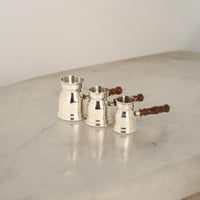 ركوة استيل حب الرمان فضي