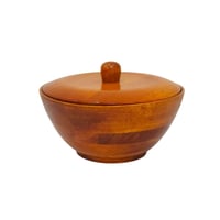 قدح خشب فتنامي بغطاء