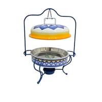 سخان بوفية علاقي غضار أزرق