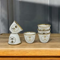 فنجان سيفين ونخلة جامبو مذهب