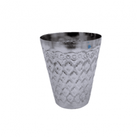 كوب منقوش فضي