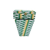 سطل و منديل أخضر